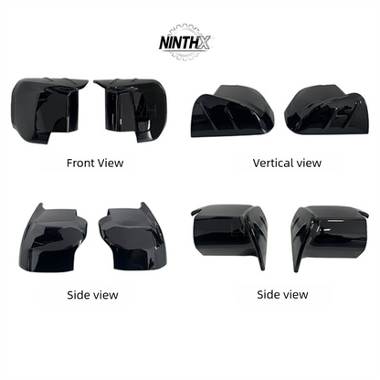 Aggressive M-style mirror cover replacement, close-up detail
