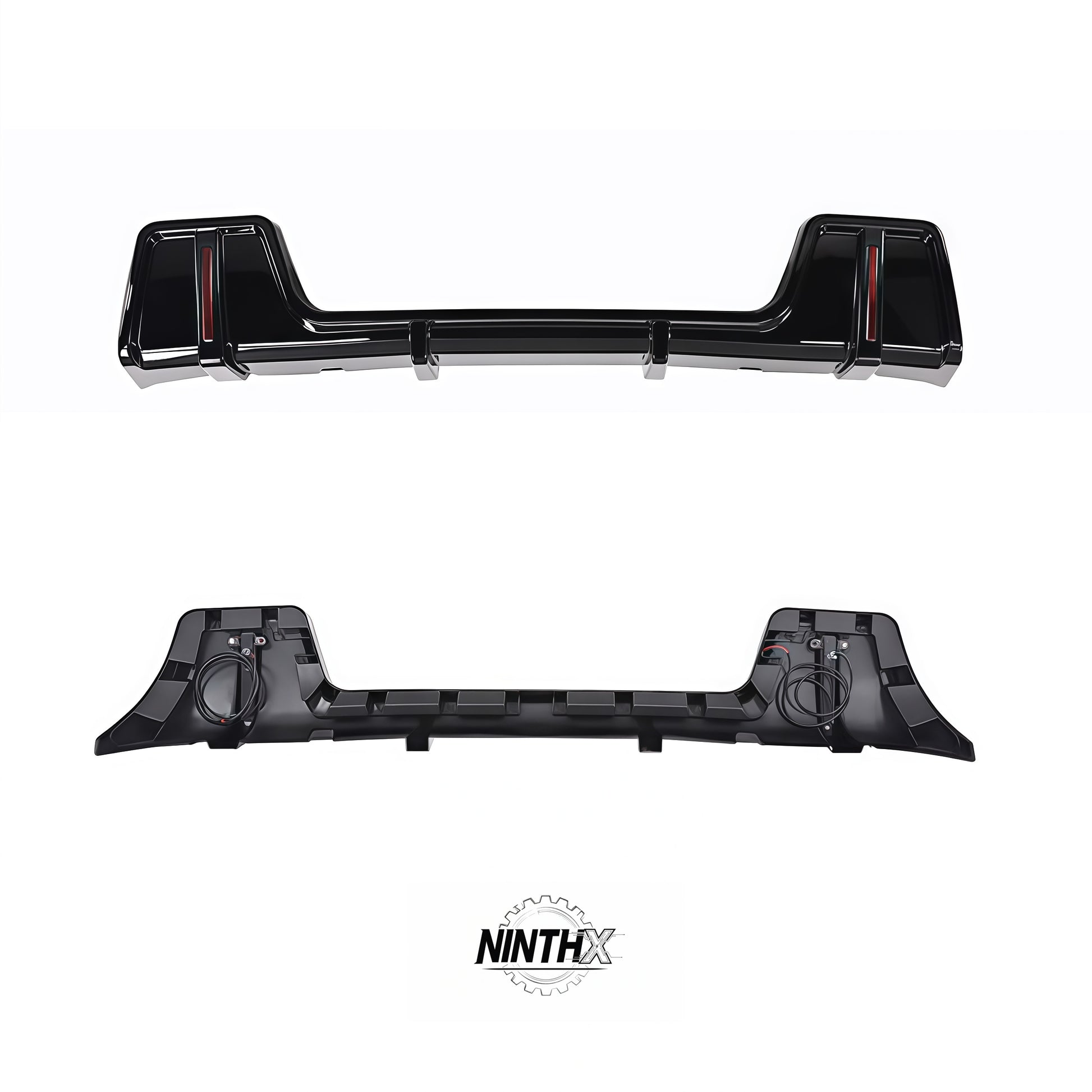 Heavy-duty off-road rear bumper protection, close-up detail