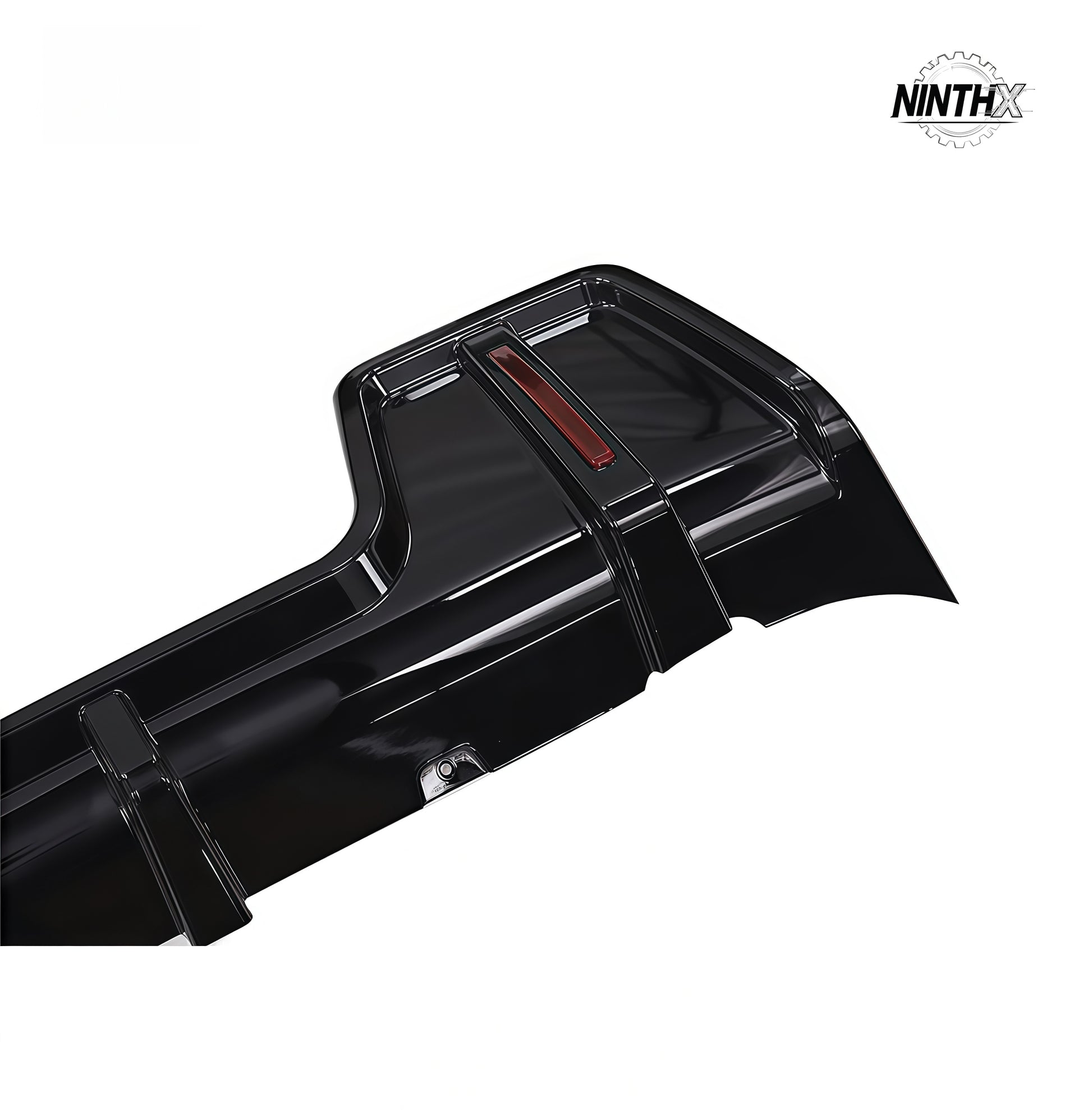 Aggressive rear valance with integrated LEDs fits Defender L663 90/110/130, fitment view