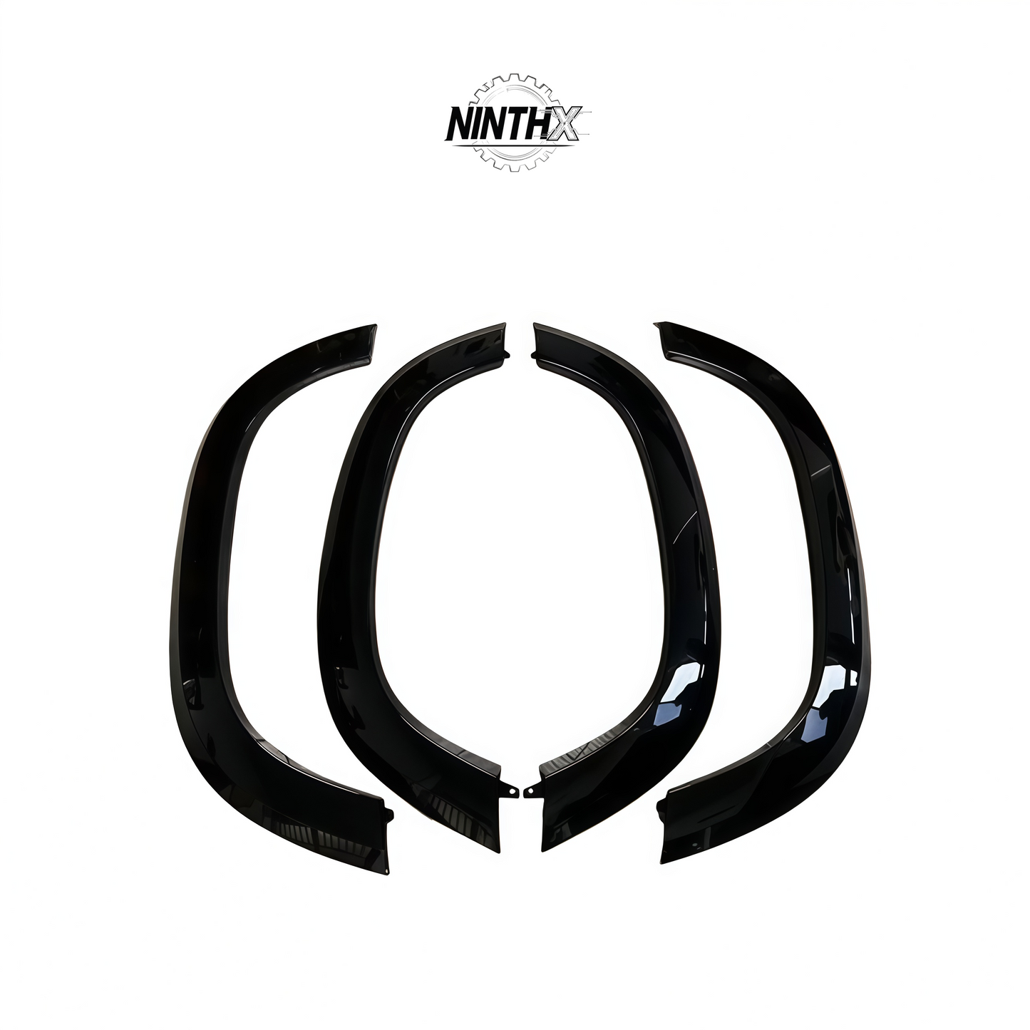 Wide-body fender flares wheel arch extensions, angled detail view