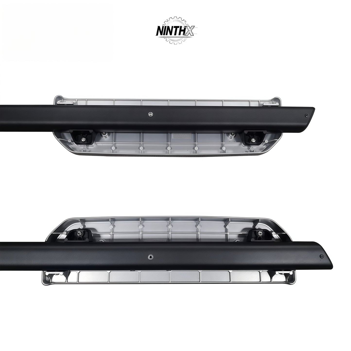 OEM-style black running boards upgrade, side profile