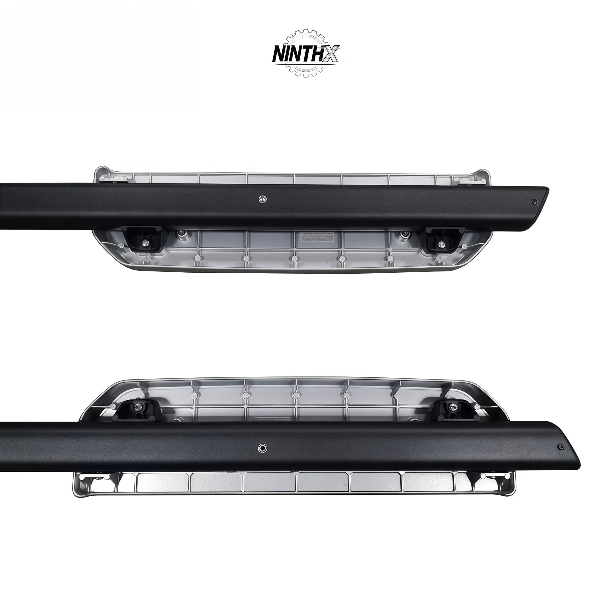 OEM-style black running boards upgrade, side profile