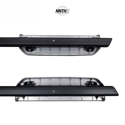 OEM-style black running boards upgrade, side profile