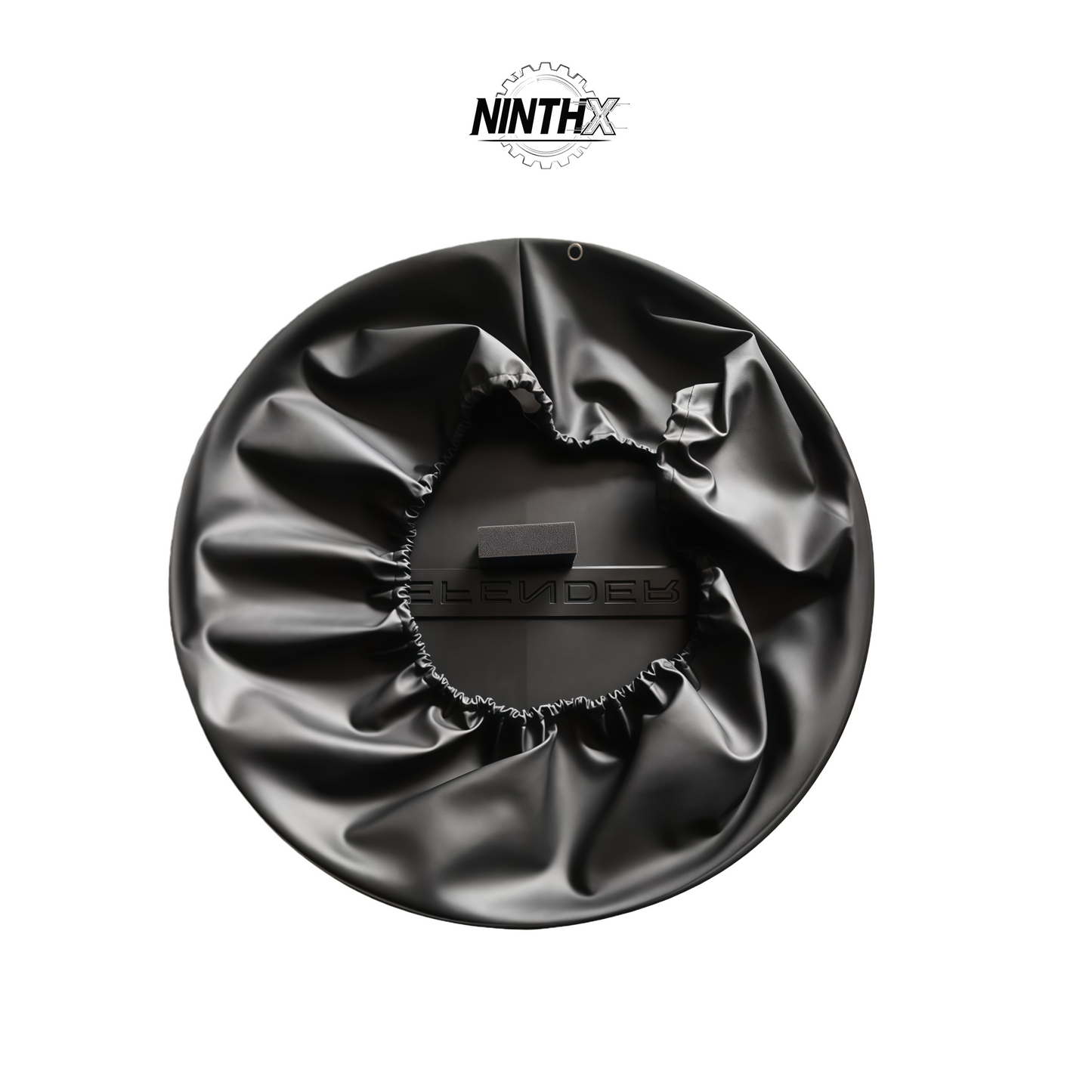 OEM-fitment minimalist spare tire cover fits Defender L663 90/110/130, fitment view