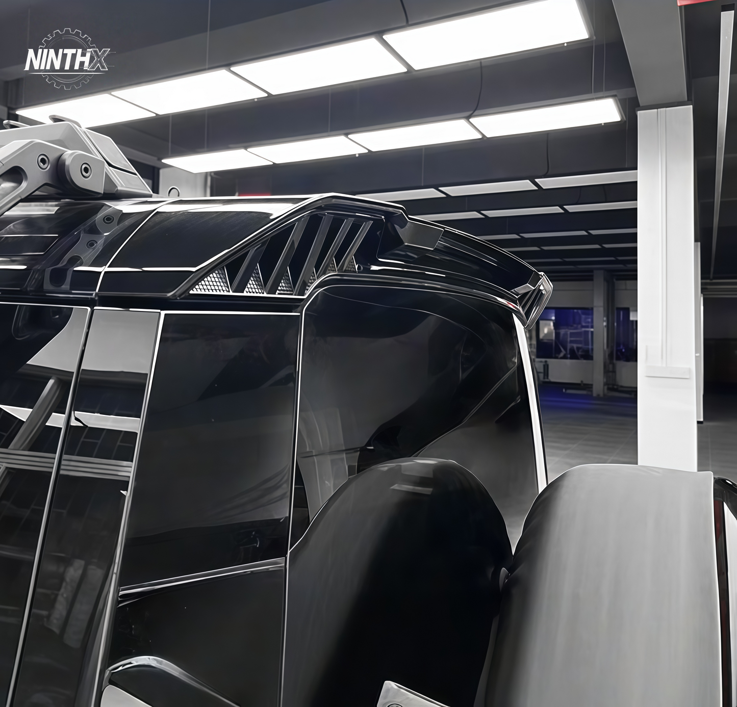 No-drill LED tailgate spoiler upgrade, finish detail