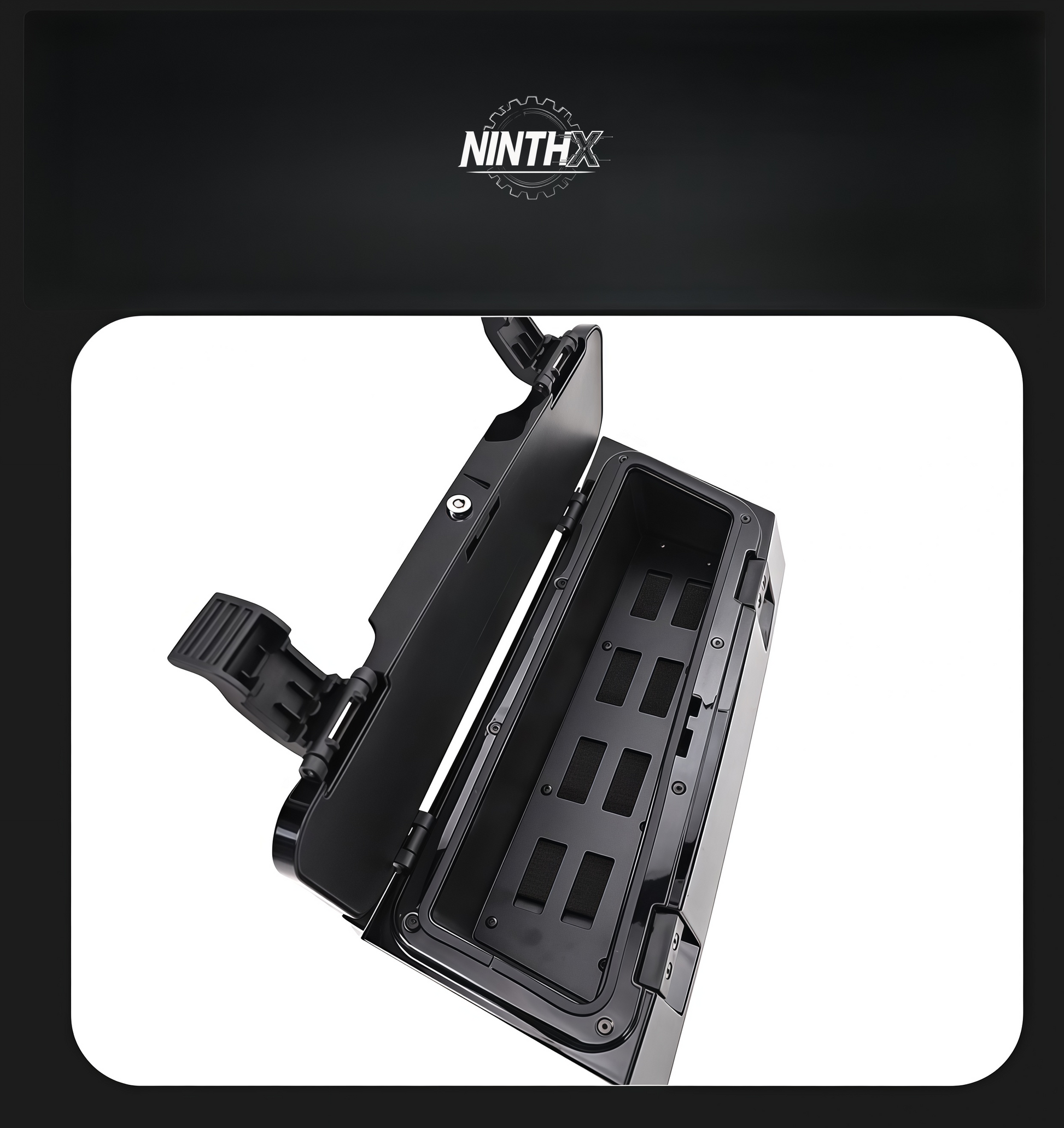 Aerodynamic side-mount storage upgrade, side profile