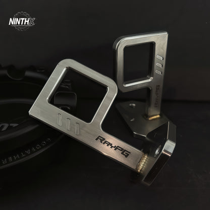 No-drill rear bench recline upgrade, finish detail