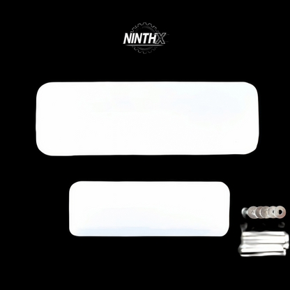 UV-resistant ABS plastic rear wheel box fits Defender L663 90/110/130, fitment view