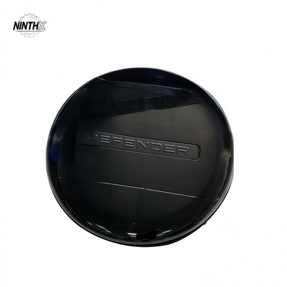 Scratch-resistant exterior spare wheel box, side profile