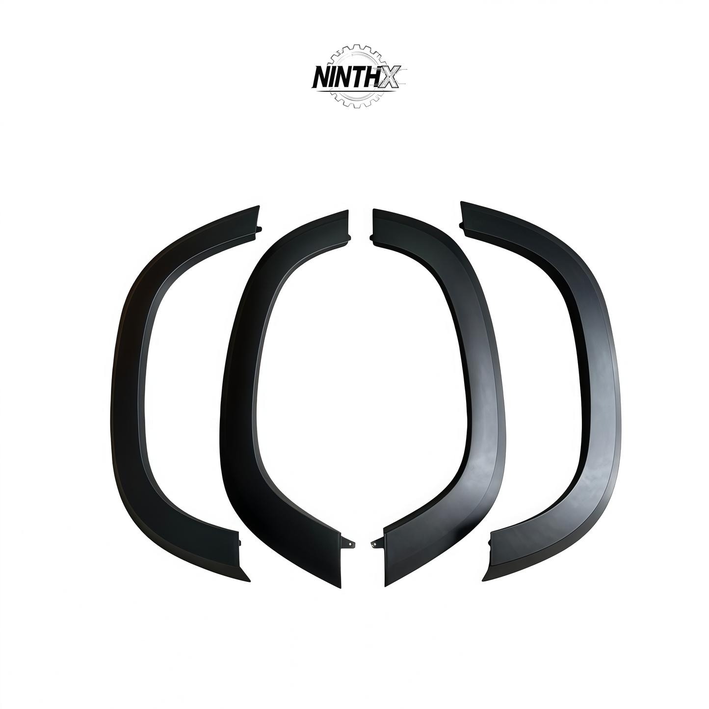 Direct-fit exterior body kit fender trim, side profile