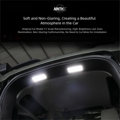 Plug-and-play cargo area lighting fits Defender L663 90/110/130, fitment view