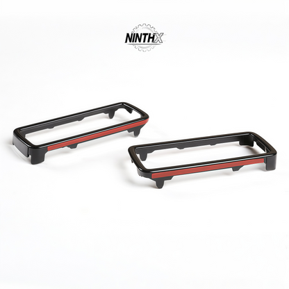 Anti-rust powder-coated rear tow hook, side profile