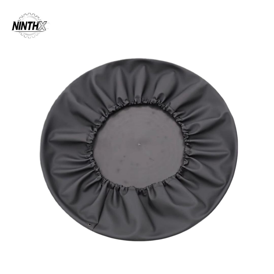 Sport-look hard-shell spare wheel shell, finish detail