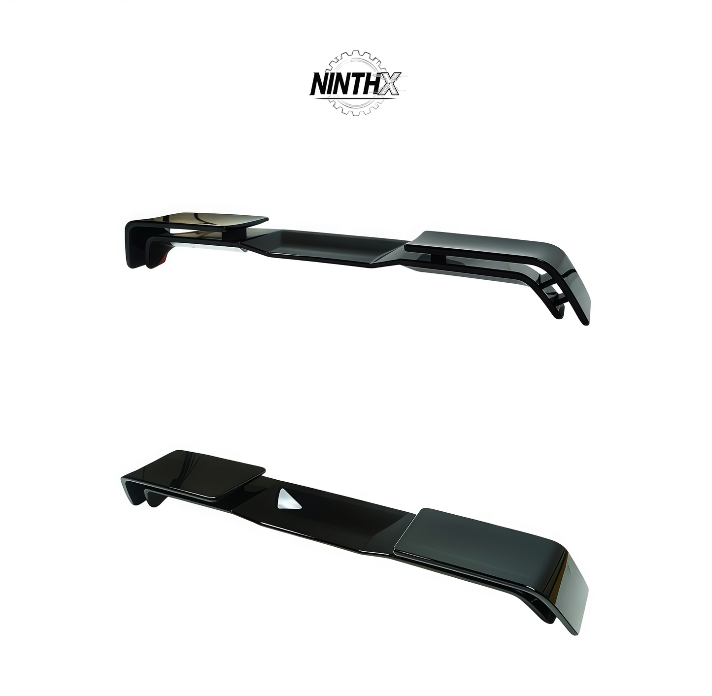 Stacked-wing aggressive roof spoiler fits Defender L663 90/110/130, fitment view