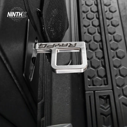 Bolt-on backrest extension leaning kit fits Defender L663 90/110/130, fitment view