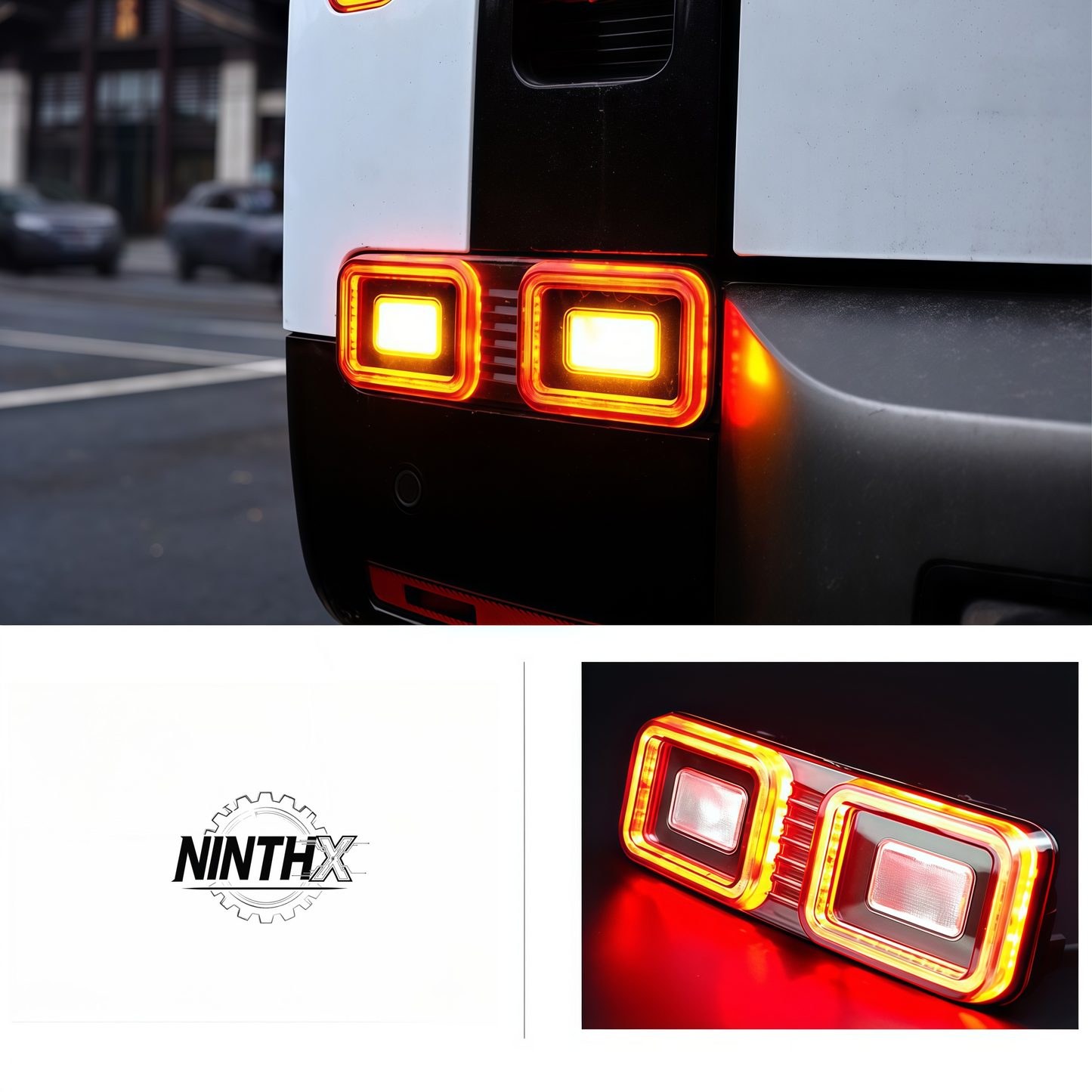 Combined reverse fog brake LED unit, product detail