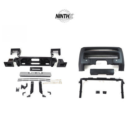 Essential overlanding front winch tray, side profile