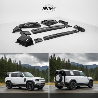 Direct-fit Defender side skirt kit, product detail