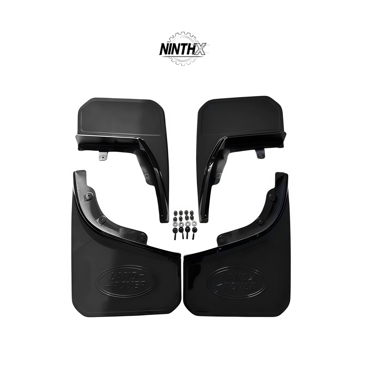 Off-road splash guard paint protection, front angle view
