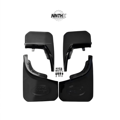 Off-road splash guard paint protection, front angle view