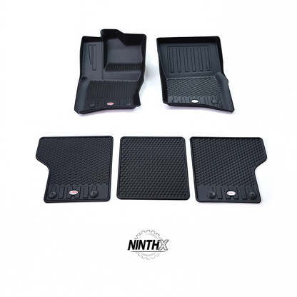 Heavy-duty washable Defender floor liners, detail view