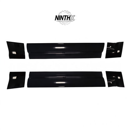 Exterior door lower trim replacement, texture detail
