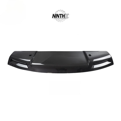 Carbon fiber LED roof light bar pod for Defender L663 90/110/130, full kit view