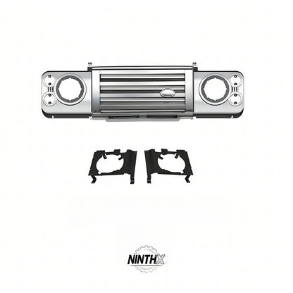 Front Grille & Headlight Surround Kit for Classic Defender, main product view