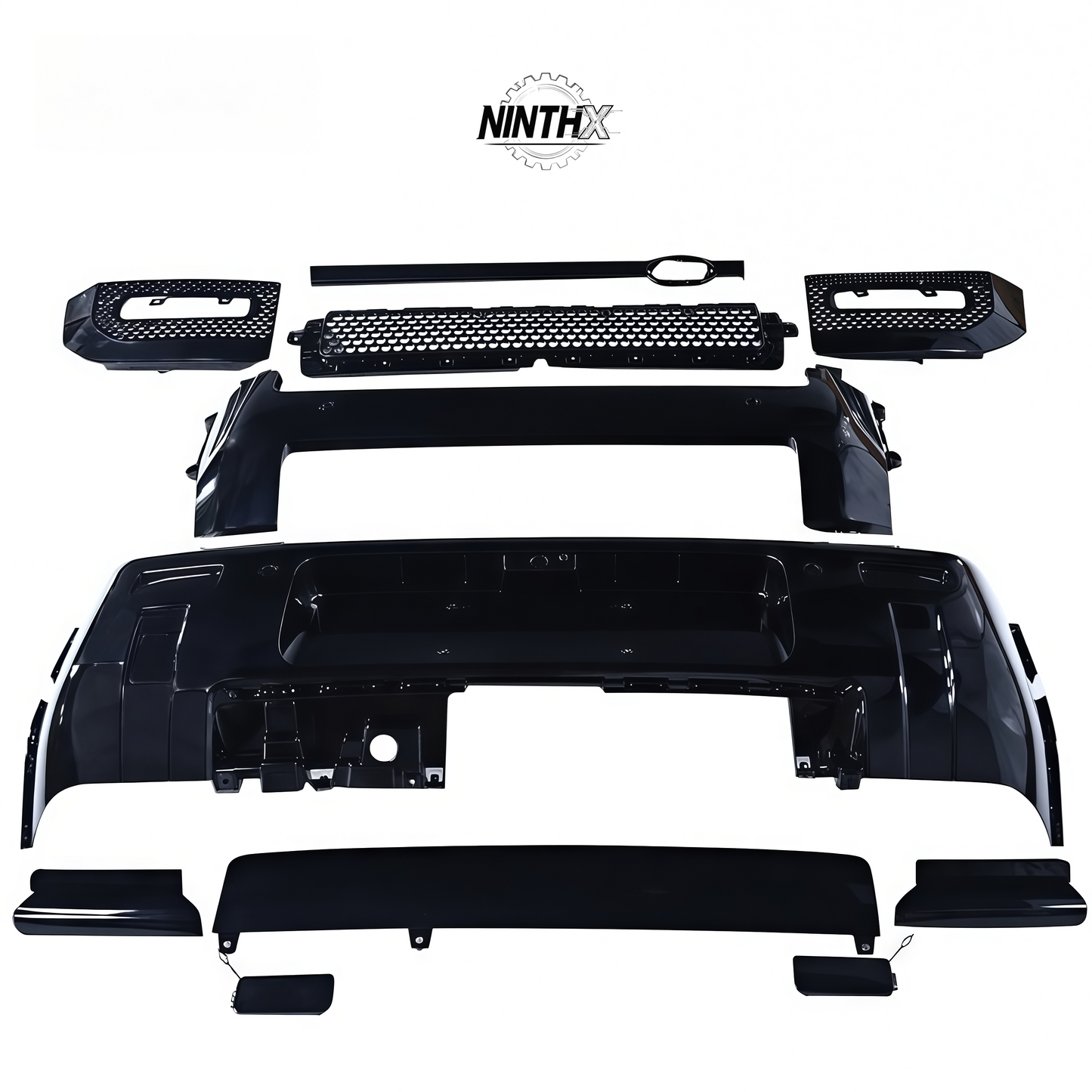 Blackout Bumper Trim Kit for Defender L663 Black Pack, main product view