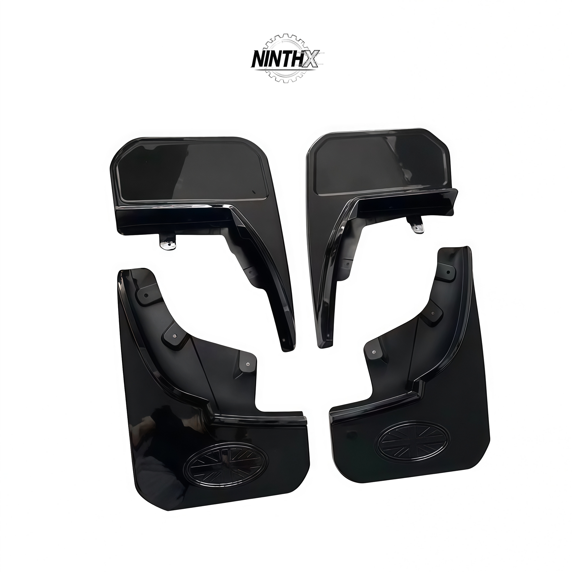 No-Drill Mud Flaps Splash Guards for Defender L663, main product view