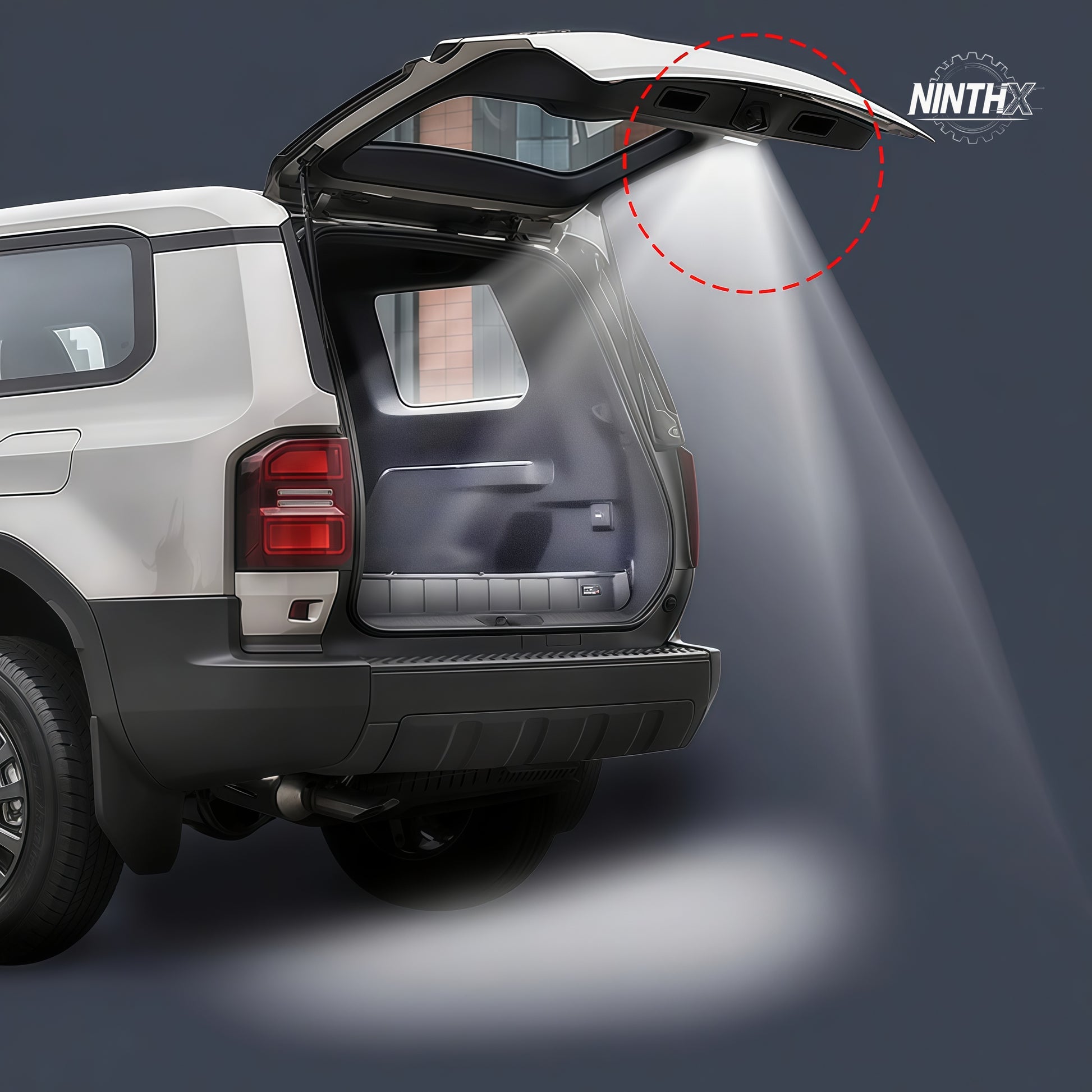 White LED dome cargo dome light