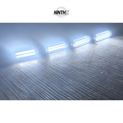 Factory integrated mount amber grille light kit