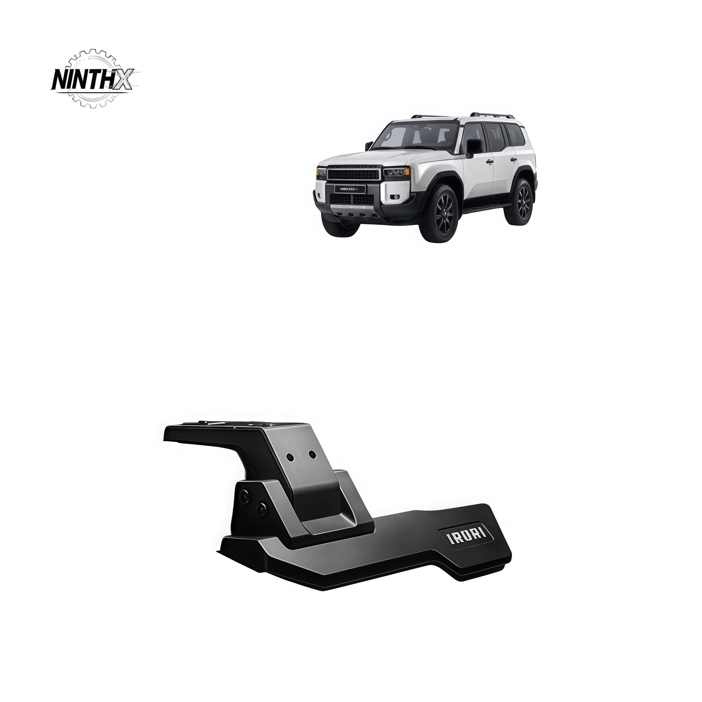 Bolt on factory points A-pillar light mounts fits Land Cruiser Prado