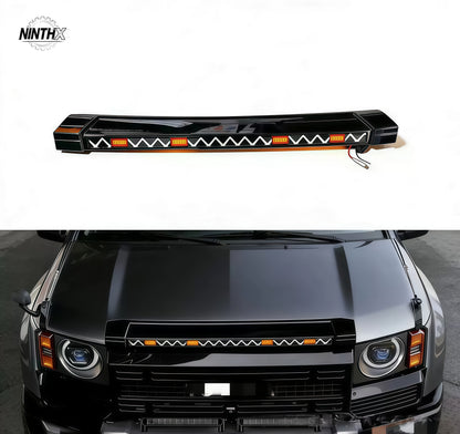 Drill free install hood bug deflector for Land Cruiser Prado LC250