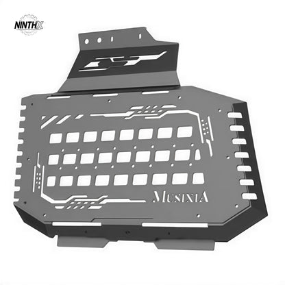 Black aluminum MOLLE side window panel, Style 2, for Land Cruiser Prado LC250