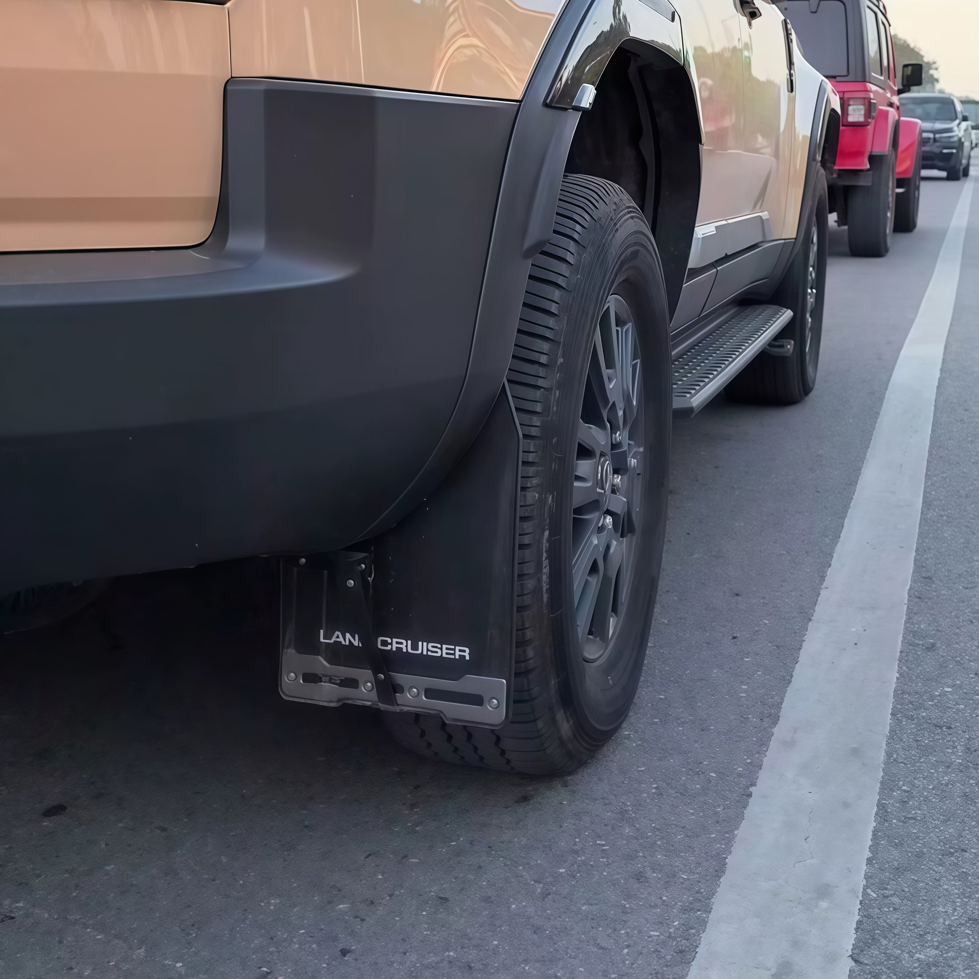 Land Cruiser logo mud flaps