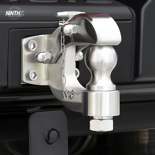 Polished stainless build pintle hook tow hitch