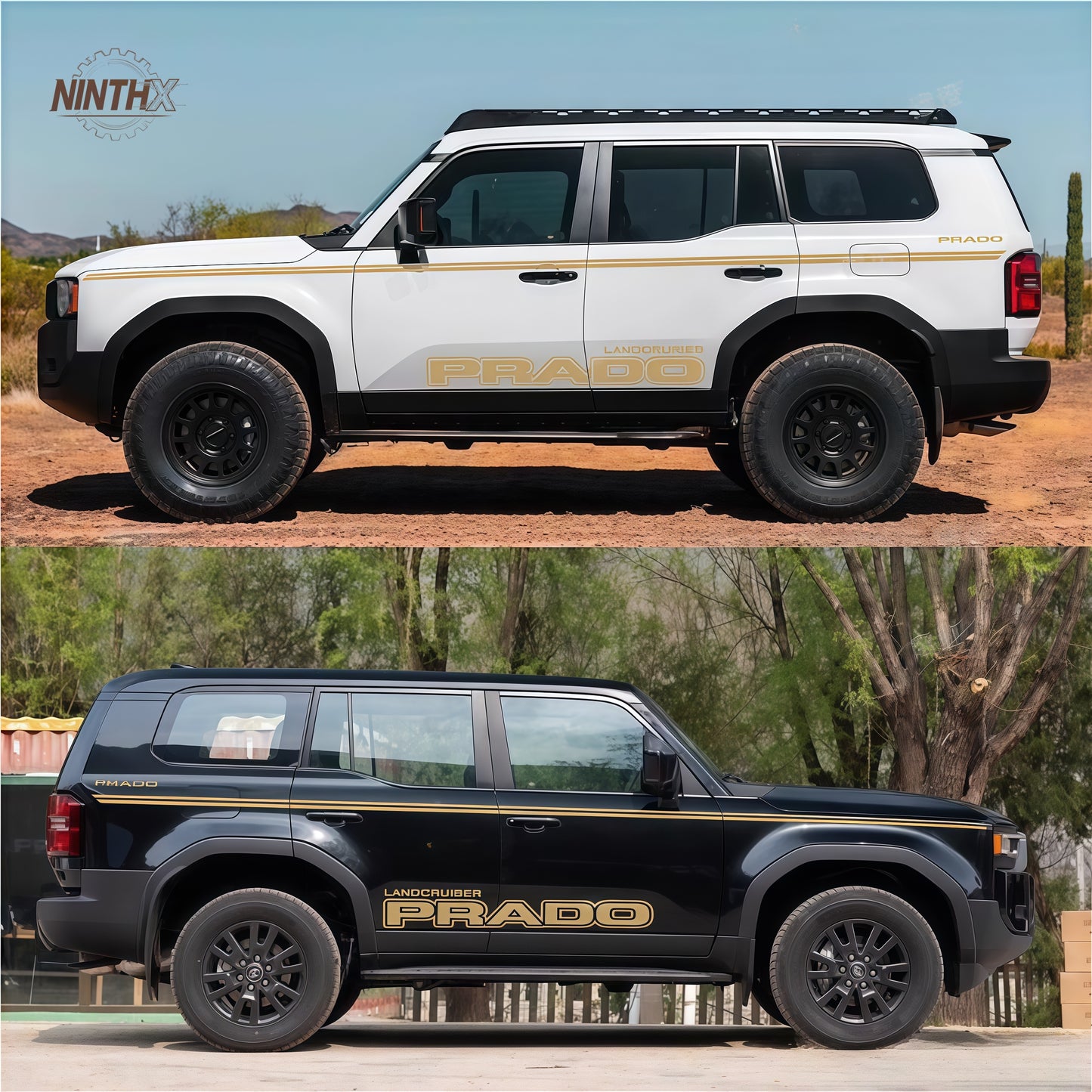 Body Decal Stripe & Graphics Kit for TOYOTA Land Cruiser 250