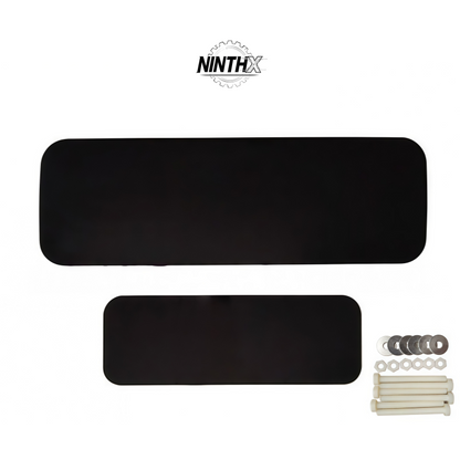 Gloss Black Spare Tire Cover for Defender L663 90/110/130, main product view