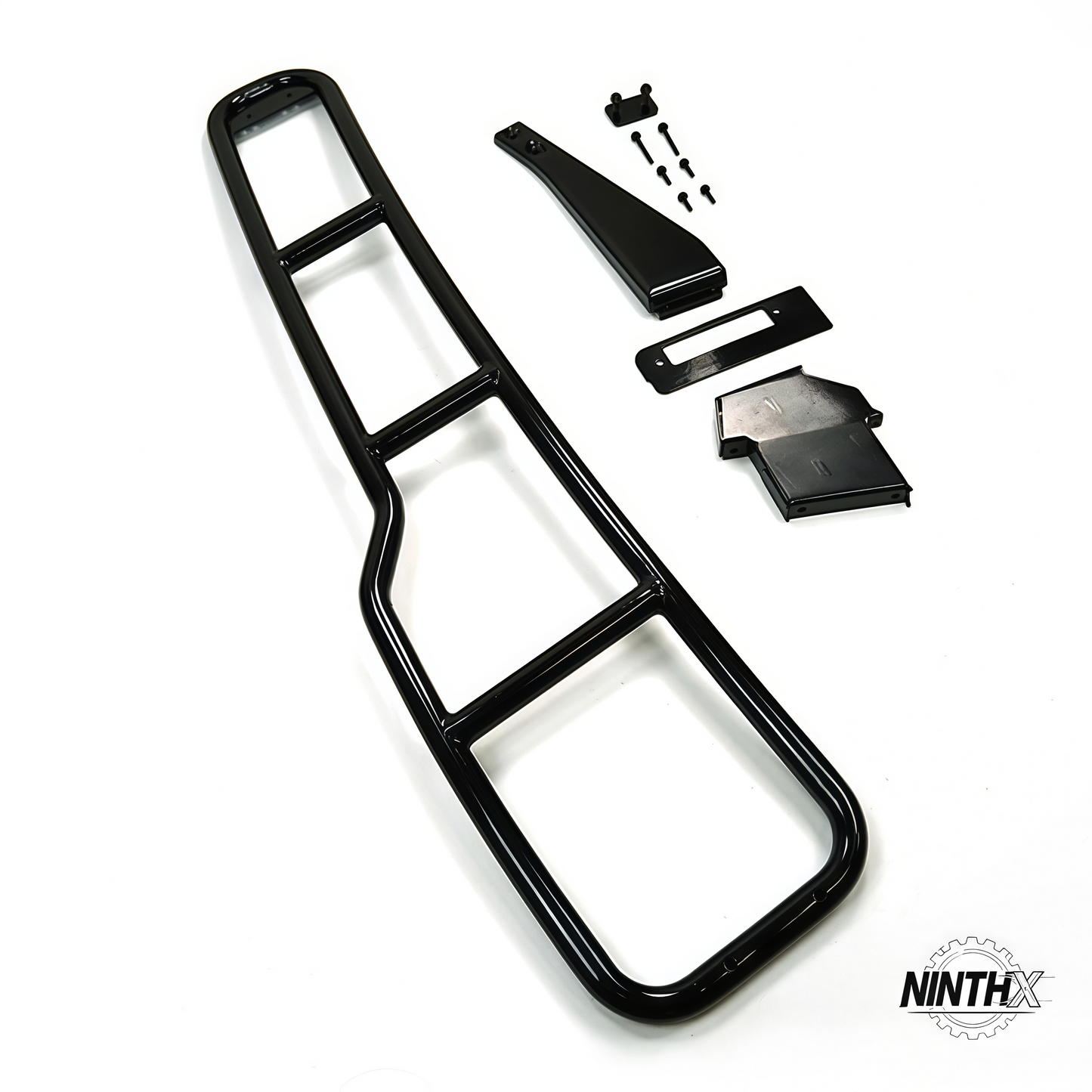 Aluminum Rear Door Ladder for Defender L663 90/110/130, main product view