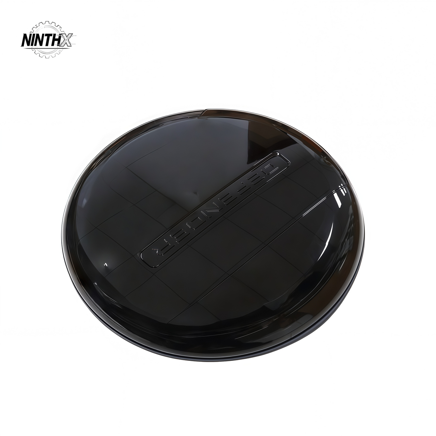 Plain Gloss Black Spare Tire Shell for Defender L663, main product view