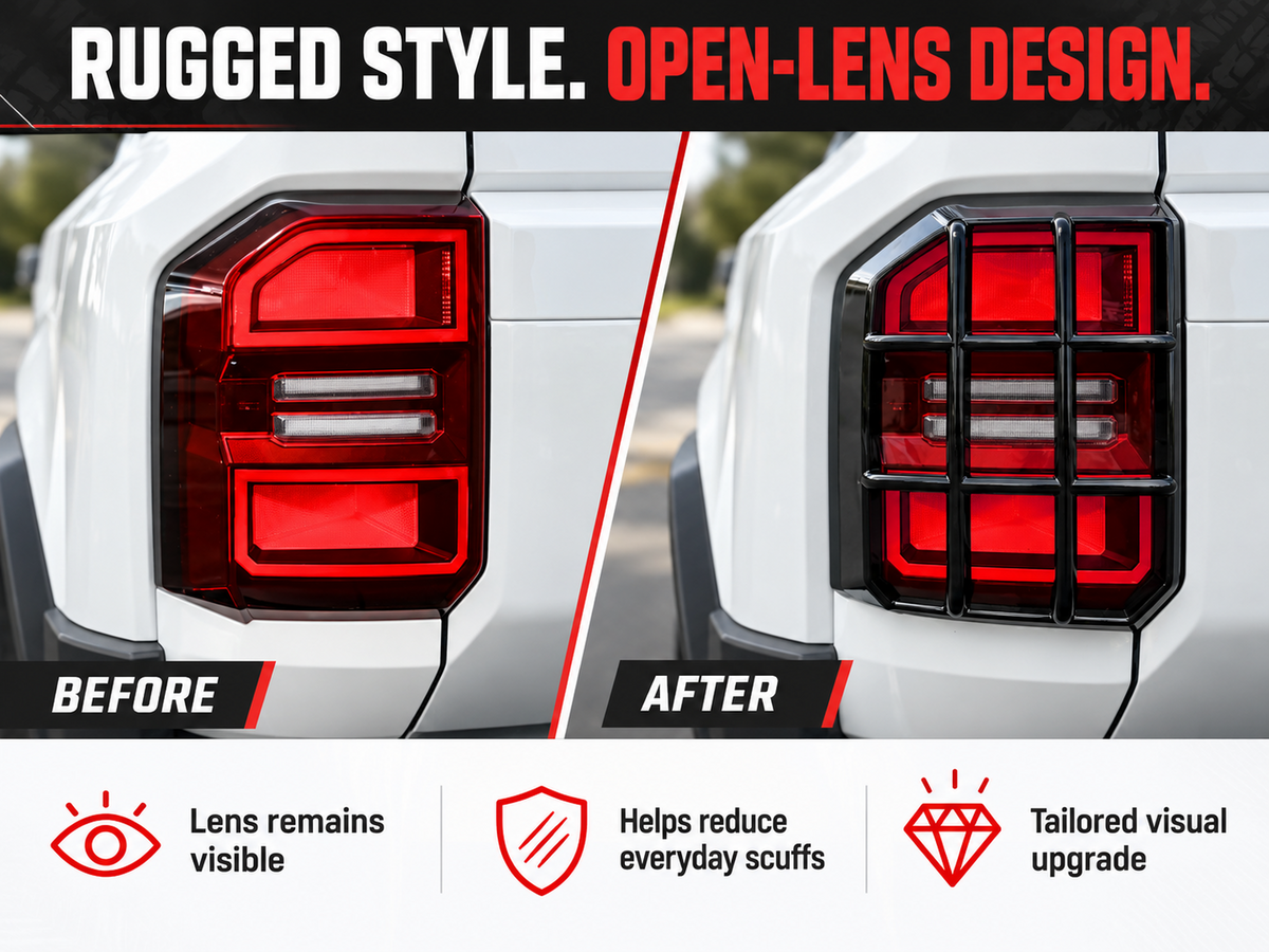 Open-Lens Protection with a Rugged Finish